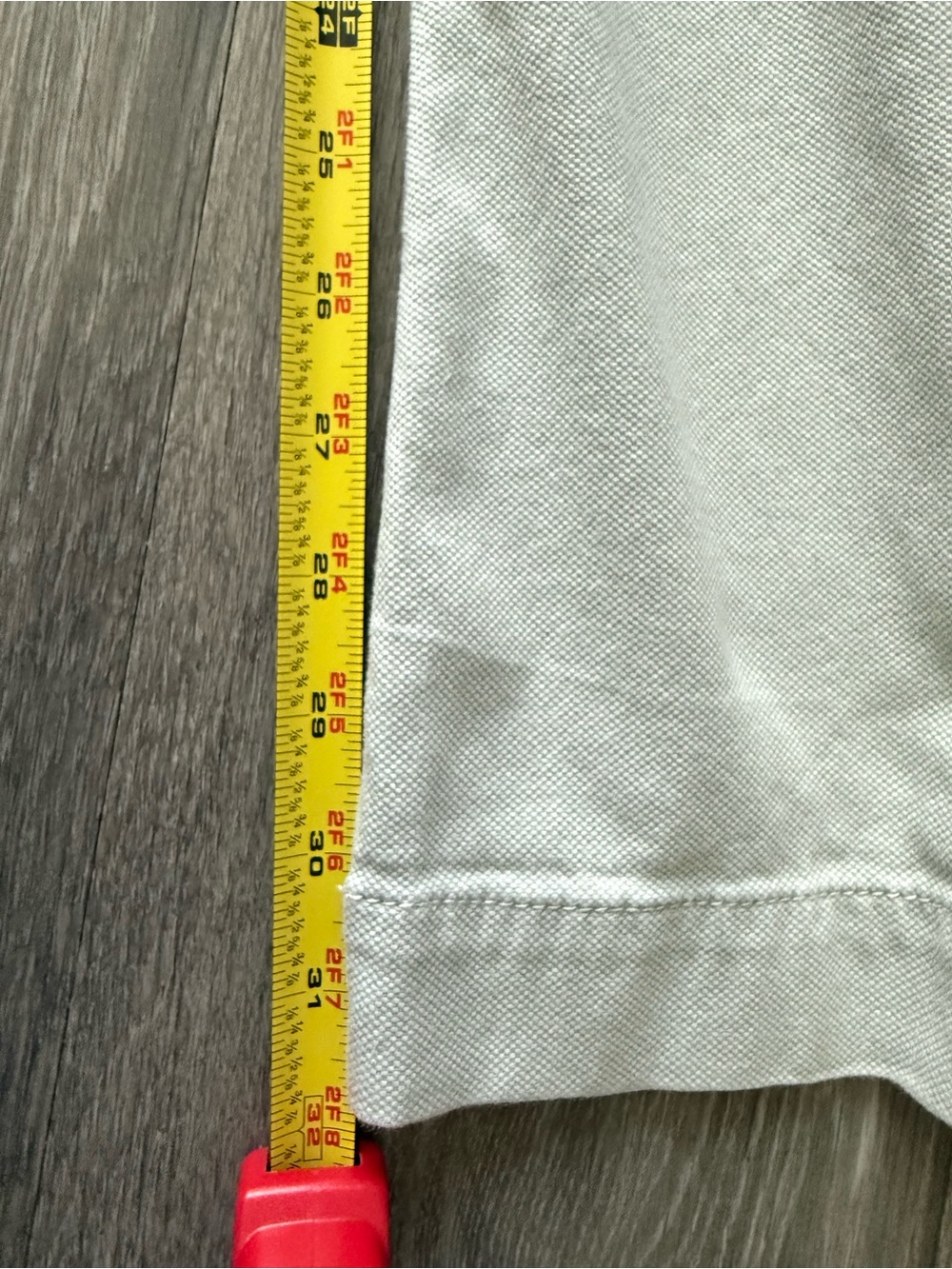 7 For All Mankind Light Gray Wide-Leg Flare Jeans Y2K - Picture 6 of 6